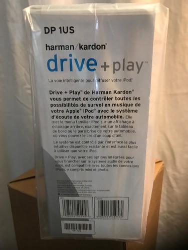 New Harmon Kardon Drive and Play DP 1US Apple iPod Dock FM radio transmitter