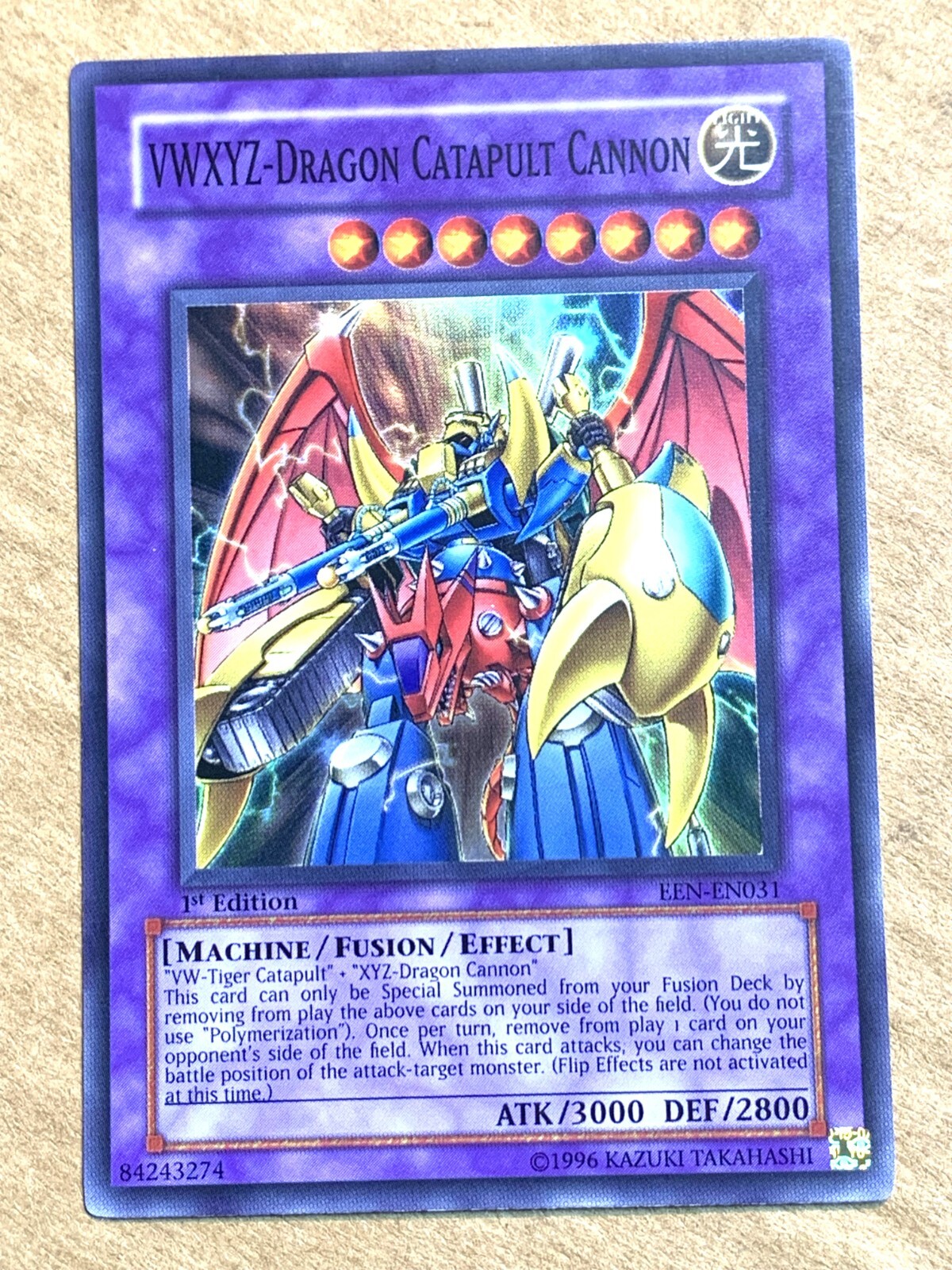 yugioh VWXYZ-Dragon Catapult Cannon EEN-EN031 1st Ed Super