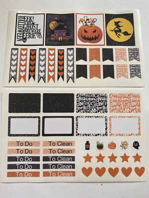Scrapbooking Embellishment  Erin Condren  Stickers Halloween Designs