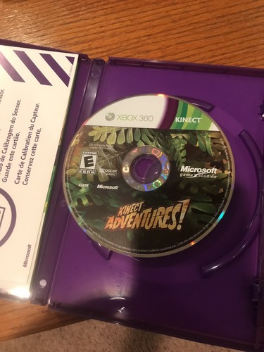 Microsoft Xbox 360 Kinect Motion Sensor Bar + Kinect Adventures Game Bundle OEM
