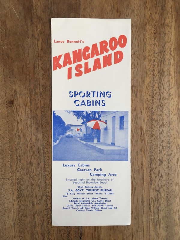 Vintage 1950 S Kangaroo Island Lance Bennett S Sporting Cabins