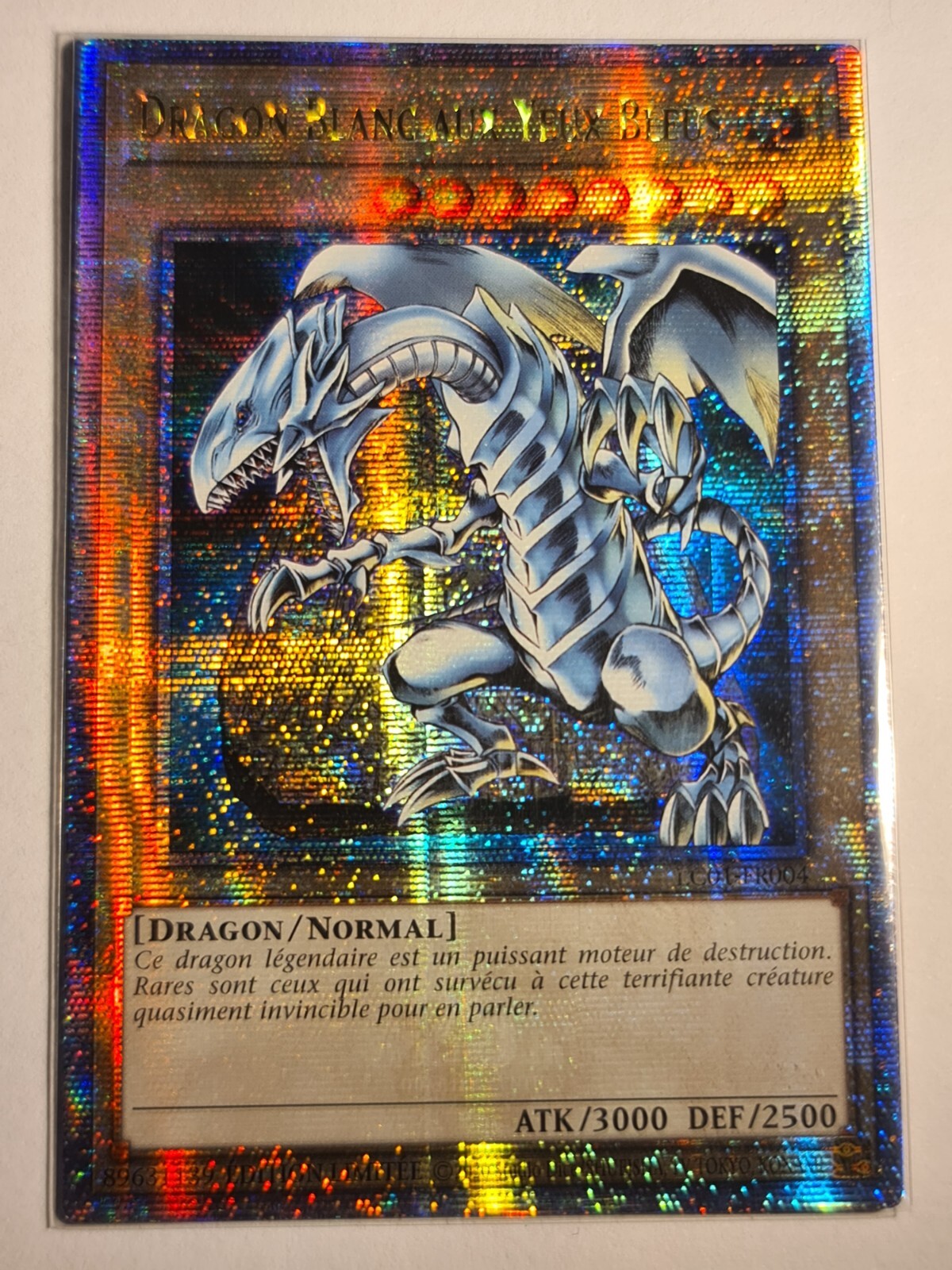 バンダイ版 英語 BLUE EYES WHITE DRAGON スーパーレア latest