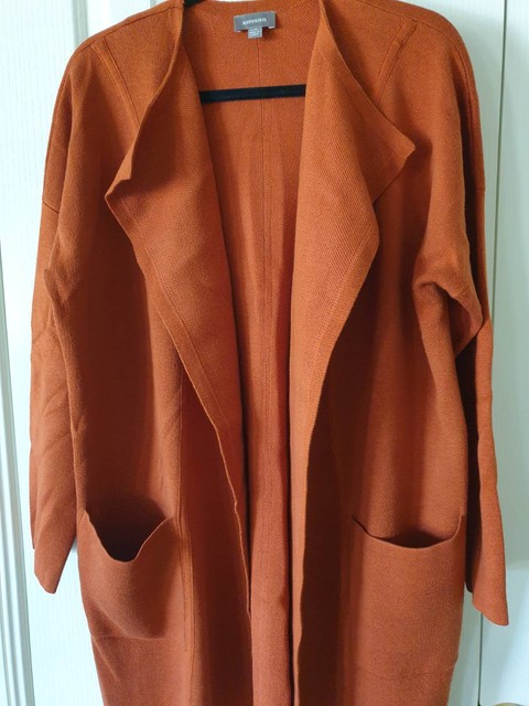 SUSSAN Knit Jacket Rust Colour Size L 