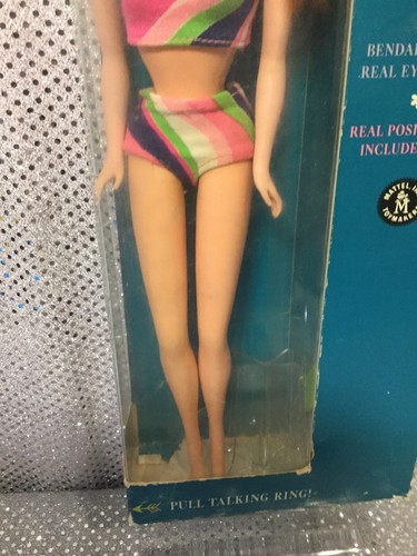 VINTAGE 1968 TALKING STACEY BARBIE DOLL 1125 IN ORIGINAL BOX