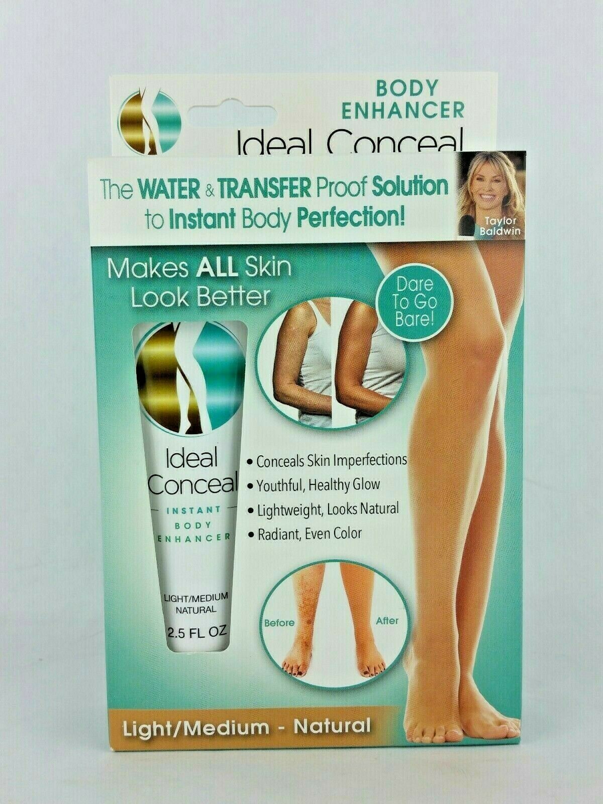Ideal Conceal Instant Body Makeup Cream Enhancer Light /Medium