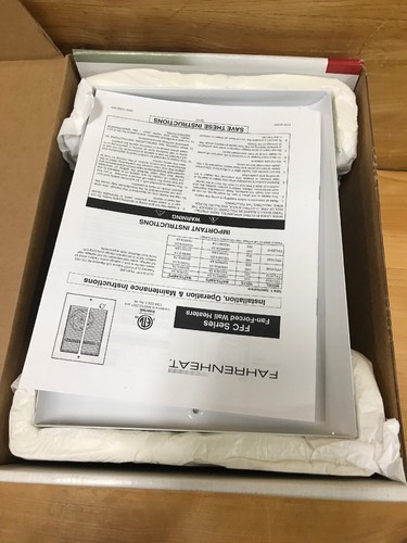 Fahrenheat FFC2048 200W 240V Fan Forced Wall Mount Heater Thermostat Use