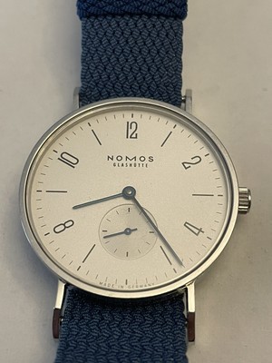 Nomos Tangente steel manual winding Kal. Alpha | 2101112