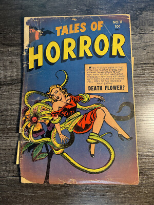 Tales of Horror #11 1954 Rare Pre Code Horror! Golden Age Toby Press FR