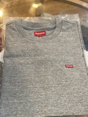 Supreme Small Box Logo Tee FW20 Heather Grey Medium