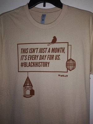 SMALL Black History This isn't Just A Month Its Every Day for Us Brown S T Shirt