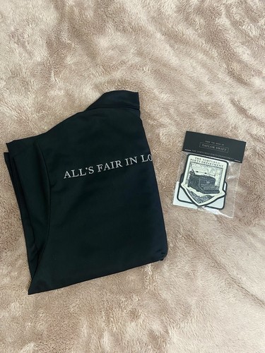 Pre-owned Taylor Swift Tortured Poets Department Jacket Small (in Hand‼️) In Black