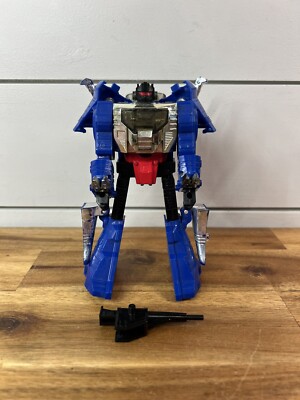Vintage Transformers Dinobot G2 Grimlock Blue 1993 Hasbro w/ Gun Ships Fast!