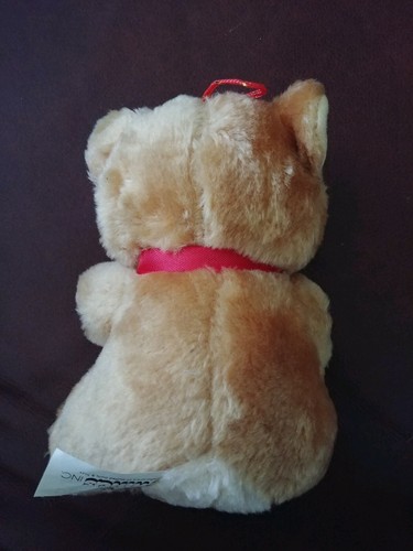 Soft Things Inc Gold and Tan Bow Tie Teddy Bear 6