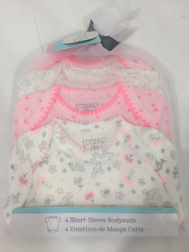 precious firsts made by carter's 6 short sleeve bodysuits