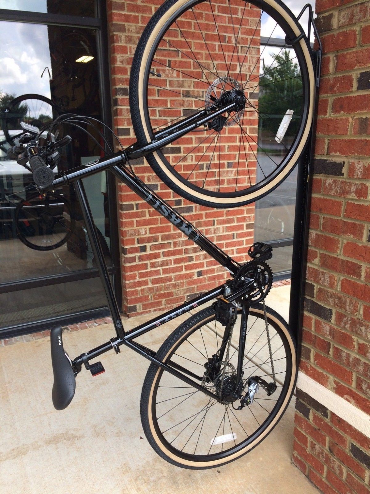 MASI STRADA VIA DUE HYBRID BICYCLE BLACK LARGE