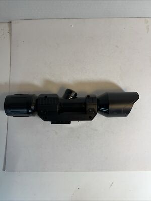Black Toy Gun Scope Compatible With Nerf Or Cosplay Weapons Rail System