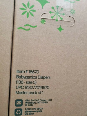 babyganics diapers size 1