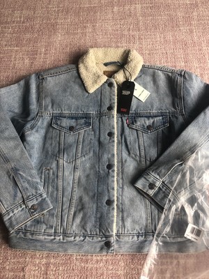 levis sherpa light blue
