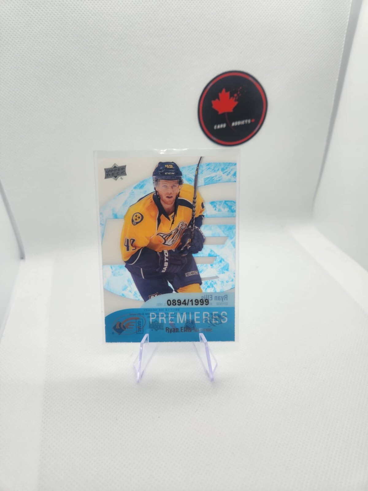 Ryan Ellis Rookie RC 2011-12 UD Upper Deck Ice Premieres /1999 Nashville