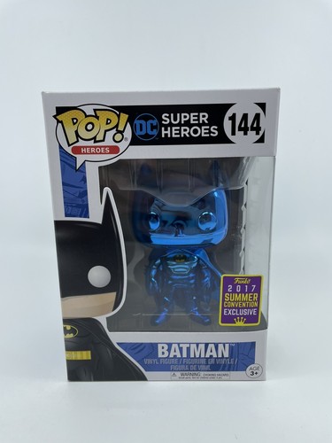 Batman Blue Chrome #144 Funko Pop! 2017 Summer Convention