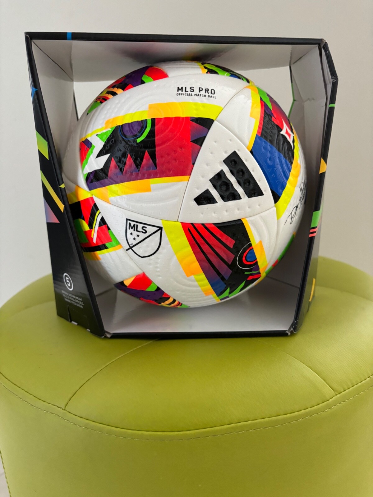 SOCCER BALL-ADIDAS-S.5-MLS PRO-OFFICIAL MATCH BALL-FIFA