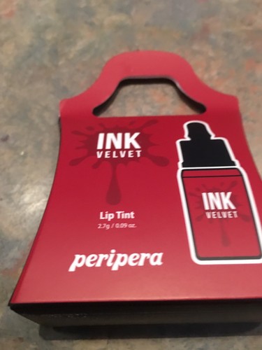 Peripera Ink Velvet Lip Stain #9 Love Sniper Red Travel Size 2.7g 0.5 Oz New