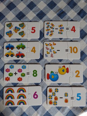 Match It! MATHEMATICS Puzzle Game for ages 3 and up  Offers OK