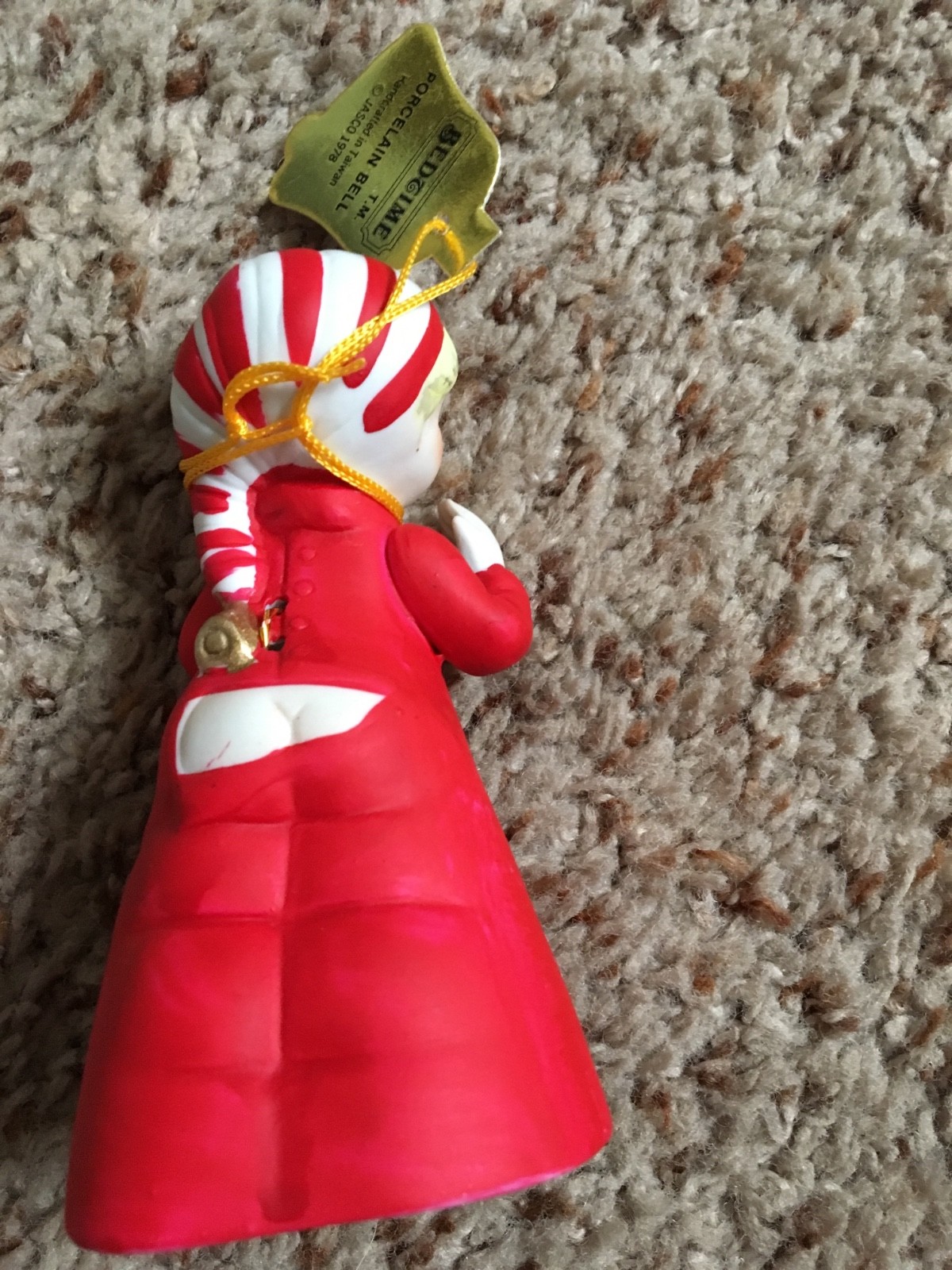 Christmas bell child figure
