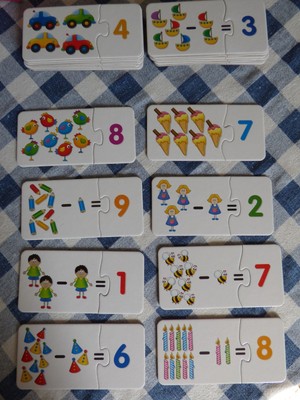 Match It! MATHEMATICS Puzzle Game for ages 3 and up  Offers OK