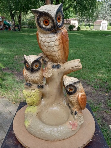 Vintage Owl Lamp Trio 1984 International Statuary Ceramic | eBay