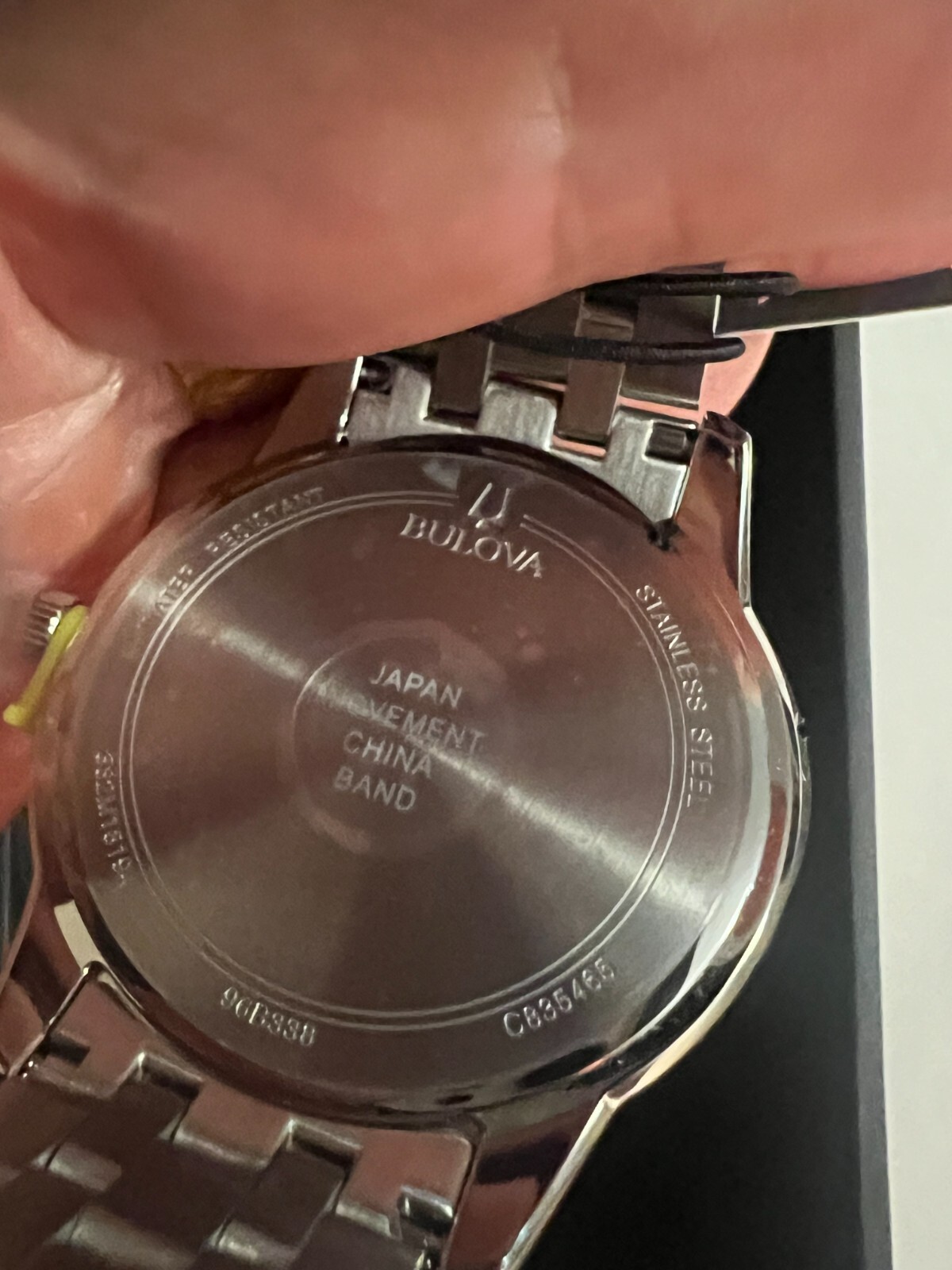 Pre-owned Bulova $325 Mrp|  96b338 Men's Sutton Stainless Steel Bracelet Watch
