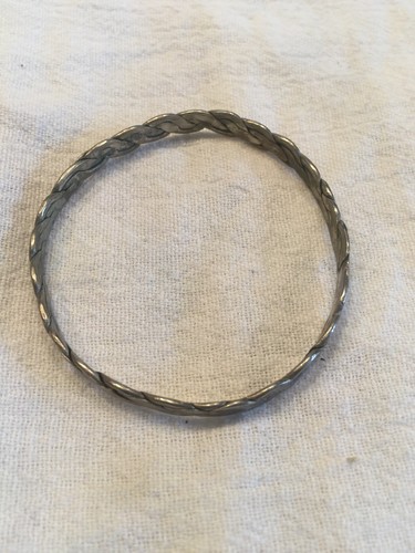 Sterling Silver 925 Mexico Vintage CHILD'S Estate Twisted