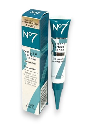 No7 Protect & Perfect Intense Advanced Eye Cream (15ml / 0.5fl.oz) NEW See Pics
