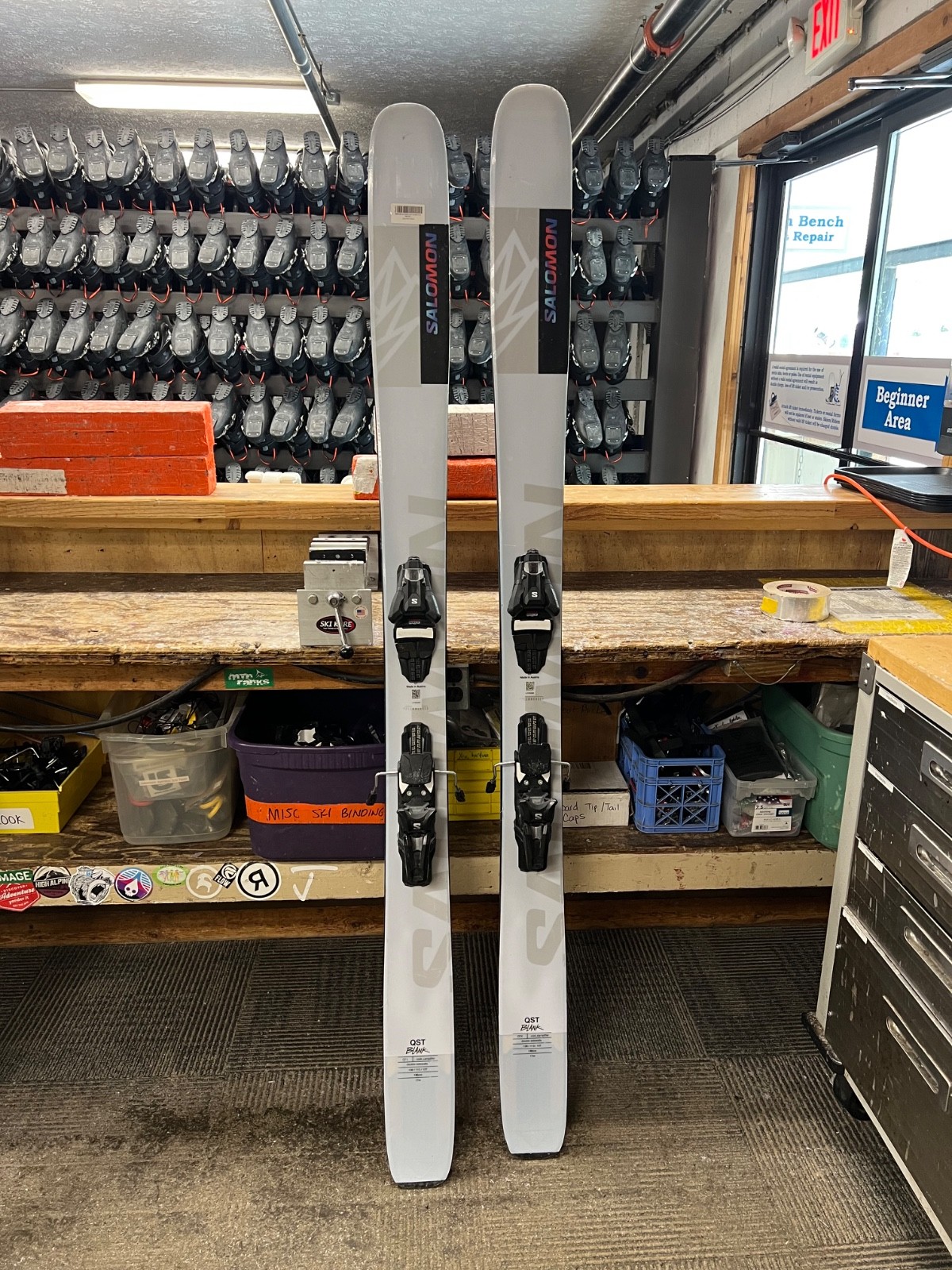 スキー Salomon QST BLANK 186cm Buy Salomon QST Blank Skis online at Sport Conrad