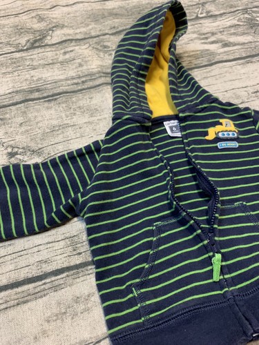Carters Blue and Green Tractor Jacket 6 Months