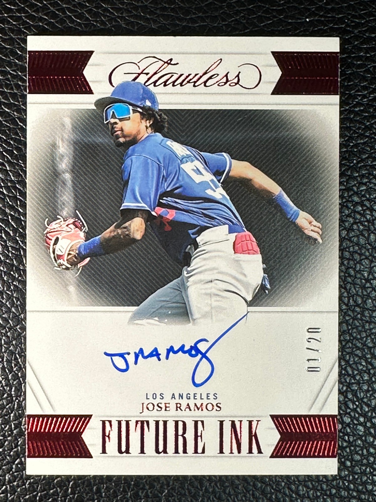 2023 Panini Flawless Future Ink Red Jose Ramos 1/20 Auto Autograph