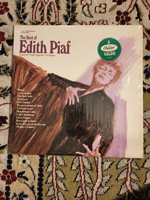 The Best of Edith Piaf, Capitol Re-Issue N-16214 12'' 33RPM Vinyl (EXC Condition)