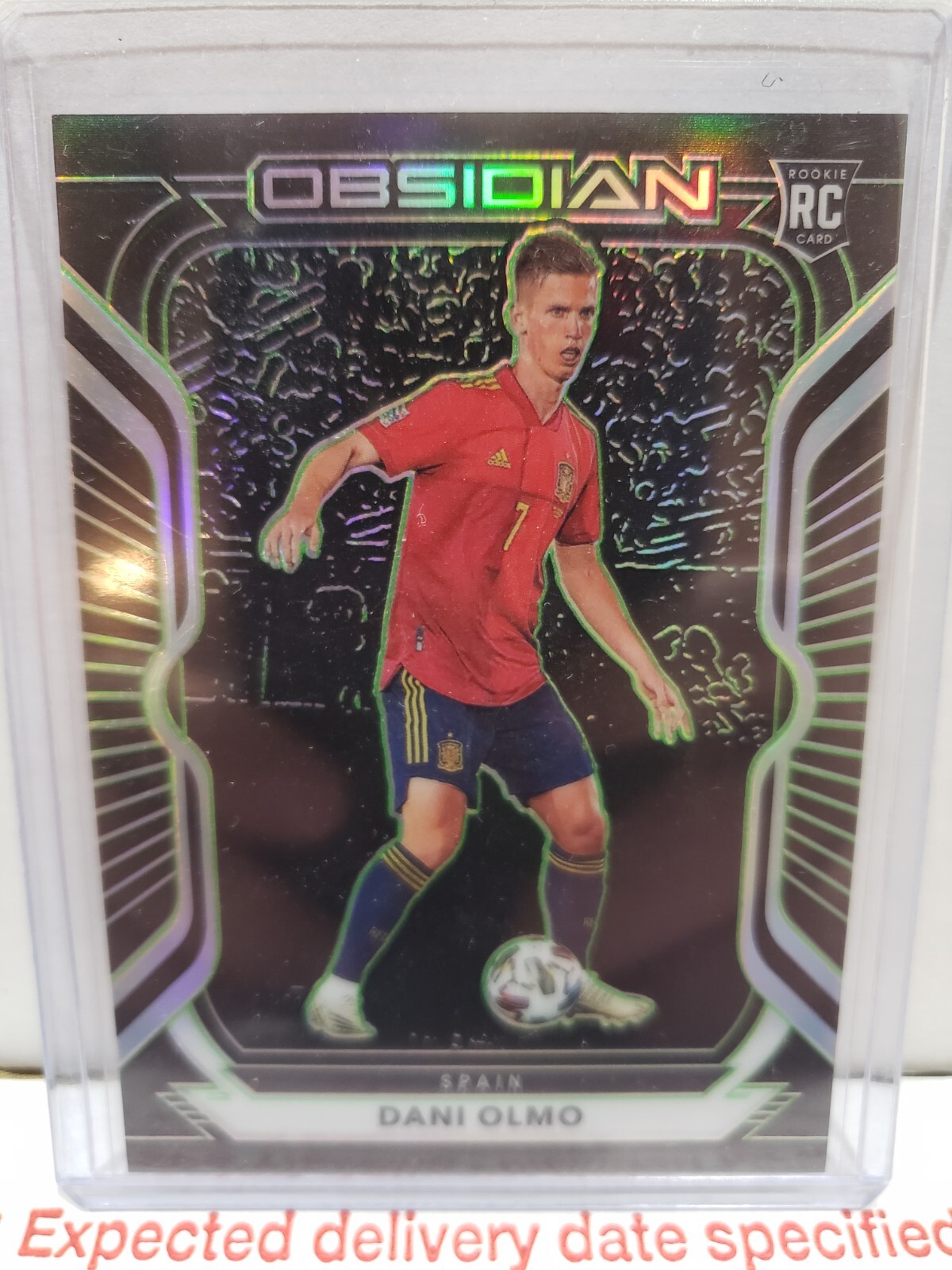 ダニ・オルモ A 2020-21 Panini Obsidian Dani Olmo Electric Etch Green /25