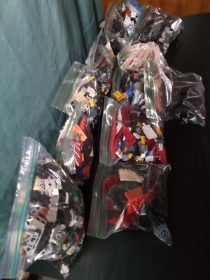 LEGO Authentic Mixed Special Technical Parts (beams, axles, pins, etc. ~5lbs)