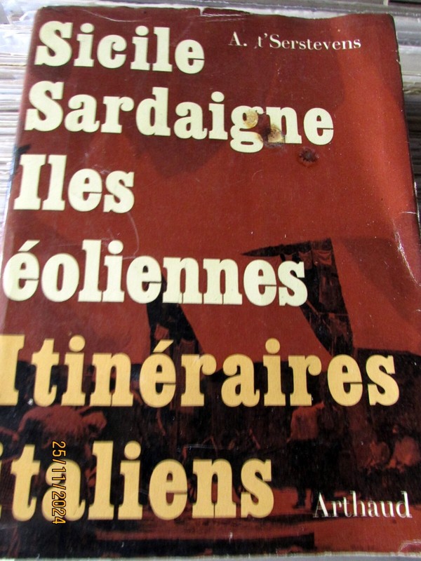 T'Serstevens A Sicile Sardaigne Iles Eoliennes Itineraires Italiens 1957