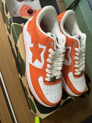 a bathing ape bape sta low orange