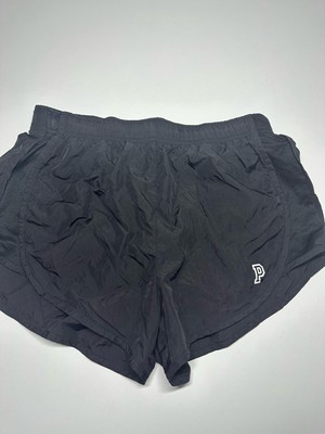 Victoria's Secret Sport Womens Run Shorts Pink Loose Active Size S Black Liner