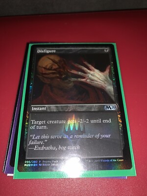 Mtg Singles - Disfigure - Promo Pack: Core Set 2020 - Foil Uncommon - LP