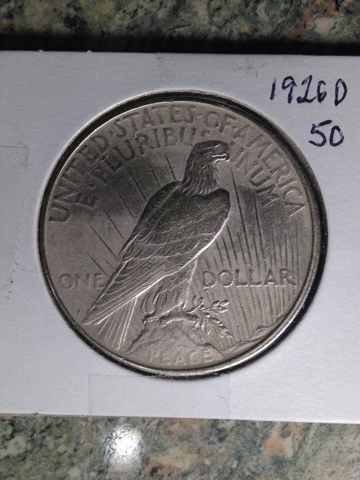 1926-D Peace Silver Dollar High Grade MS AU Denver Mint Eye Appeal Luster