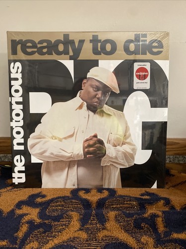 Notorious big Ready To Die Gold Colored Vinyl Record, 2023) BRAND NEW