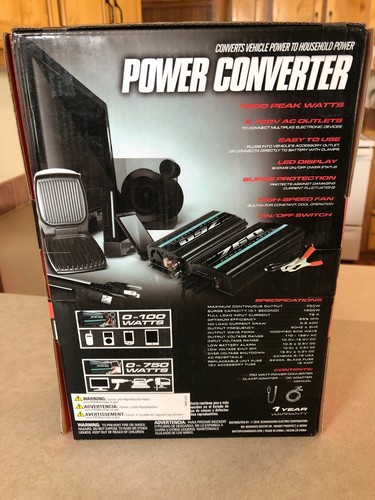 Schumacher PI-750 Instant Power DC to AC Power Inverter - 750 Watts