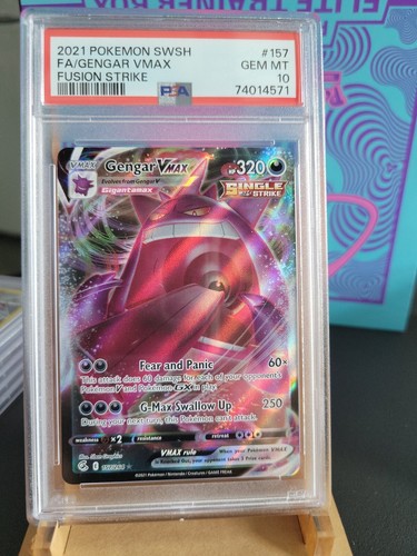 ポケモンカードゲーム 2021 Gengar VMAX PSA10 PSA 10 GEM MINT JAPANESE POKEMON 2021 GENGAR VMAX 002/019