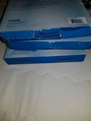 Topfin Large Filter Pad For Top Fin Canister Filter Aquarium WHITE 3 Pads