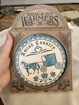 Seneca Ceramics Bread And Bun Warmer AMISH COUNTRY, NEW