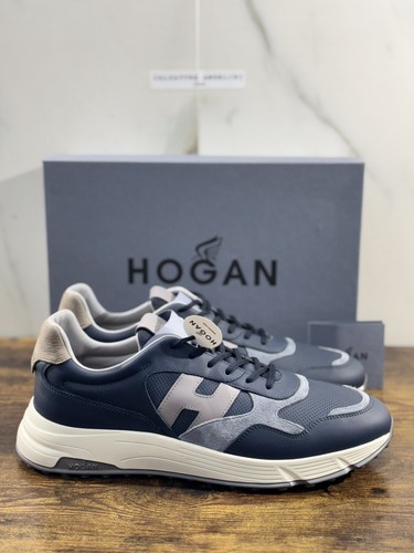 【送料&関税込】Hogan Sneakers Interactive Sneakers Hogan Interactive BLACK for Man HXM00N00010KLA7B999